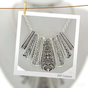 Exquisite Antique Silver Statement Set